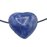 Natural Crystal Heart Pocket Stone, Polished Heart‑Shaped Gemstone Palm Worry Stone, Healing Crystal Love Decor & Gift