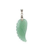 Angel Wing Crystal Pendant Key chains Adjustable Reiki Healing Stone Natural Gemstone Key Chain for Women Men