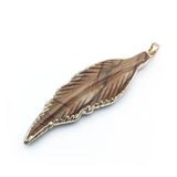 Gold Edge Natural Stone Feather Pendant, Angel Wing Gemstone Charm for DIY Necklace Earring Keychain Jewelry Making