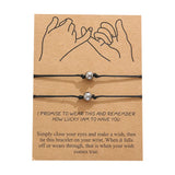 Couples Matching 'I Love You' Morse Code Gold Plated Bracelets Boyfriend/Girlfriend Relationship Jewelry Gift for Parties