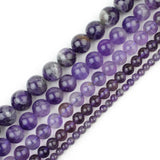 Natural Loose Crystal Beads for Jewelry Making - Polished Round Gemstone Strand