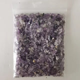 Genuine Crystal Crushed Stones • 100g Irregular Loose Healing Beads for Reiki Cleansing, Orgonite & Witchcraft Supplies