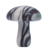 Natural Crystal Mushroom Carving Figurine | Mini Gemstone Mushroom Charm Pendant | Cottagecore Witchy Room Decor & Crystal Healing Stone