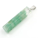Crystal gravel pendant Amethyst Pendant Square column women's Fashion Pendant Hexagonal Natural Crystal Quartz Healing