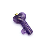 Fashion Heart Key Necklace Pendant with Natural Crystal Stone Pendant For Women and Men Jewelry Making