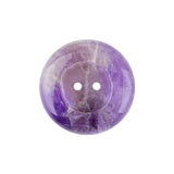30MM Button-shaped Crystal Gemstone Charms with Hole Delicate Pendant DIY to Make Necklace & Keychain Gift