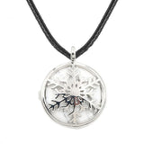 Pure Snowflake Crystal Pendant Necklace, Holiday Xmas Blessing Natural Stone Necklace Gift for Women & Girls