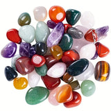 Mystic Earth Assorted Tumbled Crystals | Polished Natural Gemstone Mix for Chakra Healing, Meditation & Reiki Energy