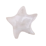 30mm Natural Crystal Smiling Starfish Figurine | Hand-Carved Gemstone Starfish for Reiki & Home Decor