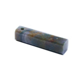 Natural crystal agate stone large hole square pendant hand cut Natural Quartz Crystals Stones Hexagonal Healing Point Reiki