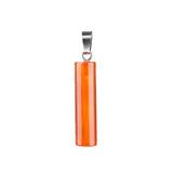 8x30MM Cylinder Shaped Gemstone Pendant for DIY Making Jewelry