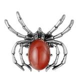 Spider Brooches for Women Men,Clothes and Bags Decoration Ornament Love Friendship Buddies,Gemstone Pendant Necklace Balance