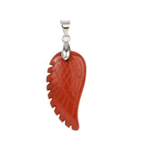 Angel Wing Crystal Pendant Key chains Adjustable Reiki Healing Stone Natural Gemstone Key Chain for Women Men