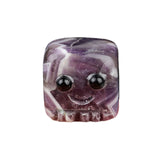 Mini Crystal Ghost Monster Statue - 20mm Assorted Colorful Genuine Stones Pixel Game Totem Office Stress Relief Toy