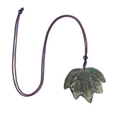 Excellent Quality Hand-Carved Crystal Maple Leaf Pendant, Multi Color Natural Gemstone Leaf Bead with Pre-Drilled Hole for Jewelry Craft & Spiritual Gift