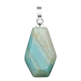 Gemstone Coffin Pendant for Making Jewelry Handmade Craved 19x30mm Halloween Gothic  #SP11378 Crystal Charm