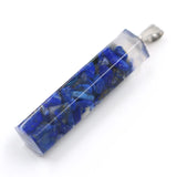Crystal gravel pendant Amethyst Pendant Square column women's Fashion Pendant Hexagonal Natural Crystal Quartz Healing