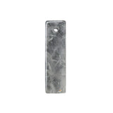 25×6mm Natural Crystal Rectangle Pendant | Pre-Drilled Gemstone Bar Charm for DIY Jewelry
