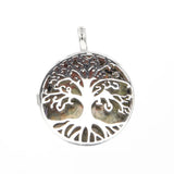 Family Growth Tree of Life Crystal Necklace Spiritual Blessing Healing Stone Pendant Necklace Gift for Her