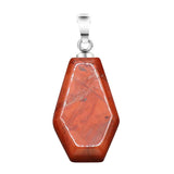 Gemstone Coffin Pendant for Making Jewelry Handmade Craved 19x30mm Halloween Gothic  #SP11378 Crystal Charm