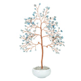 Crystal Gemstone Tree | Feng Shui Money Tree in White Small Bowl Base for Indoor Home Decoration