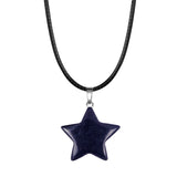 Natural Stone Star Shape Healing Stone Pendant Chakra Crystal Gemstone Charms for Necklace Earring Bracelet Jewelry Making