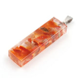 Crystal pendant Amethyst pendant  Rectangular Crystal Stone cylindrical lady Pendant Hexagonal Natural Crystal Quartz Healing