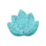 Hand Carved Natural Crystal Maple Leaf Pendant Charms Mixed Assorted Gemstone Pre-Drilled Leaf Beads for DIY Necklace Bracelet Jewelry Making