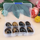 20x30mm Egg-Shape Gemstones for Home Decoration Healing Balancing  8PCS In Box