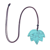 Excellent Quality Hand-Carved Crystal Maple Leaf Pendant, Multi Color Natural Gemstone Leaf Bead with Pre-Drilled Hole for Jewelry Craft & Spiritual Gift