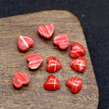 10MM Heart Gemstone Cabochon for Making Jewelry