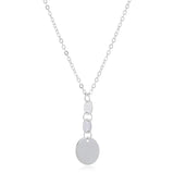 Long Disc Pendant Necklace for Women 18K Gold Plated Sweater Chain Fashion Jewelry Personalized European and American Long Chain