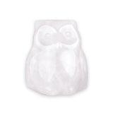Hand Carved Natura Owl Gemstone Figurine 1.0Inch Animal Statue for Home Decor, Healing Crystals & Thoughtful Gifts