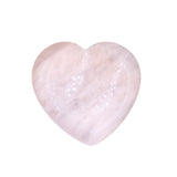 40mm Natural Heart Worry Stone, Thumb Groove Palm Crystal Stone Chakra Healing Stress Relief Pocket Stone