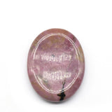 Polished Natural Crystal Oval Worry Stone, Multi Gemstone Thumb Massage Pocket Stone Anxiety Relief Reiki Healing Worry Stone