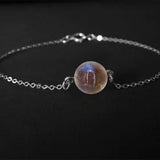Real Gemstone Chain Bracelet Aromatherapy Essential Oil Diffuser Bracelet - Natural Gemstone Beads Healing Crystal Bracelet