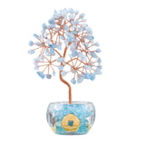Handmade Natural Stone Money Tree Decor | Exquisite Crystal Bonsai Ornament for Prosperity & Healing | Unique Office & Home Gift #SP1880