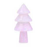 Fashion Various Size 40*60MM Natural Crystal Gemstone Christmas Tree Shape Table Top Decoration Pendant Delicate Jewelry