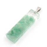 Crystal pendant Amethyst pendant  Rectangular Crystal Stone cylindrical lady Pendant Hexagonal Natural Crystal Quartz Healing