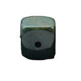 20mm Gemstone Square Incense Holder | Perforated Crystal Base for Sticks & DIY Jewelry