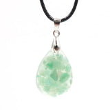 Augen pendant Amethyst Pendant Crystal gravel water drop men's and women's Fashion Pendant Natural Teardrop Quartz Crystal Stone