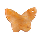 20mm Mini Butterfly Stone Pendant Charm for DIY Jewelry