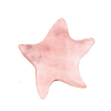 30mm Natural Crystal Smiling Starfish Figurine | Hand-Carved Gemstone Starfish for Reiki & Home Decor