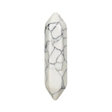 12x55mm Natural Crystal Double Pointed Wand | Hexagonal Quartz Column Prism Pendant | Wholesale Healing Stone Point Charm for DIY Jewelry Making