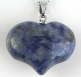 Boho Natural Crystal Heart Pendant, Polished Heart‑Shaped Healing Gemstone with Connector Bail, Reiki Meditation Energy Stone Amulet Pendant Bulk Supply