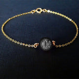 Real Gemstone Chain Bracelet Aromatherapy Essential Oil Diffuser Bracelet - Natural Gemstone Beads Healing Crystal Bracelet