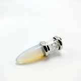 Natural gem crystal bullet head gravel Pendant Random Natural Gemstone Healing Chakra Bullet Charms Semi-Precious Gemstone
