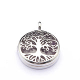 Family Growth Tree of Life Crystal Necklace Spiritual Blessing Healing Stone Pendant Necklace Gift for Her