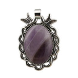 Natural Amethyst Crystal Pendant Collection • Multi-Style Purple Quartz Necklace Charm