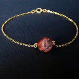 Real Gemstone Chain Bracelet Aromatherapy Essential Oil Diffuser Bracelet - Natural Gemstone Beads Healing Crystal Bracelet